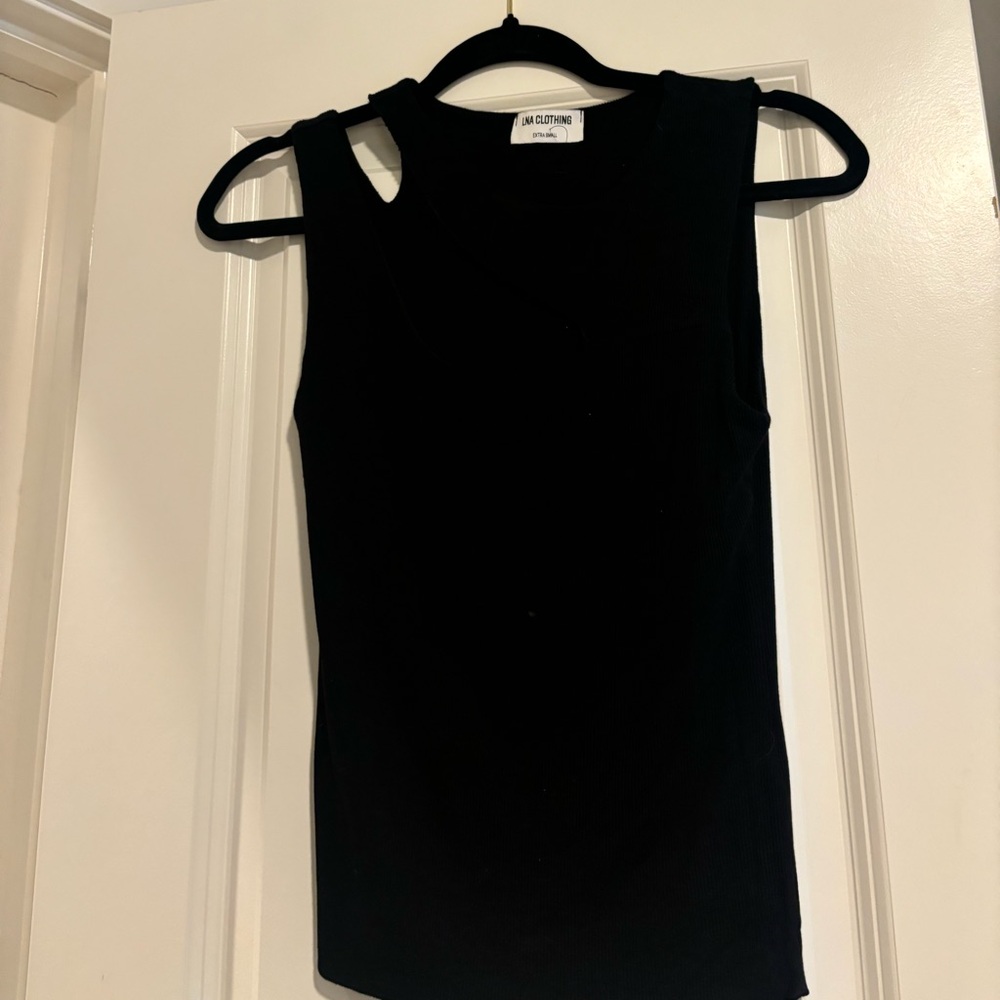 Elegant Black Sleeveless Tank Top